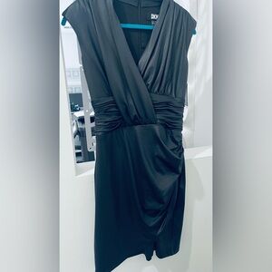 Elegant DKNY Black Evening Dress